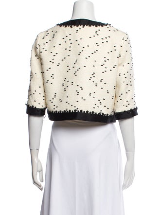 Oscar de la Renta 2015 Virgin Wool Bolero