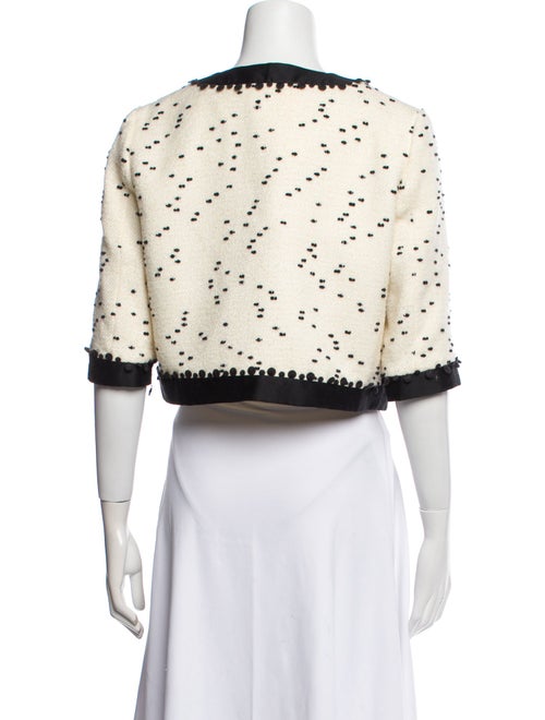 Oscar de la Renta 2015 Virgin Wool Bolero