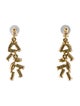 Oscar de la Renta Crystal Mini Funfetti Drop Earrings