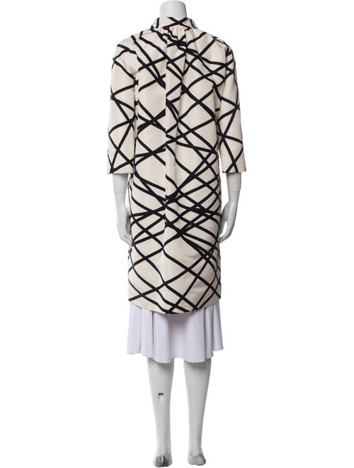 Oscar de la Renta Printed Trench Coat