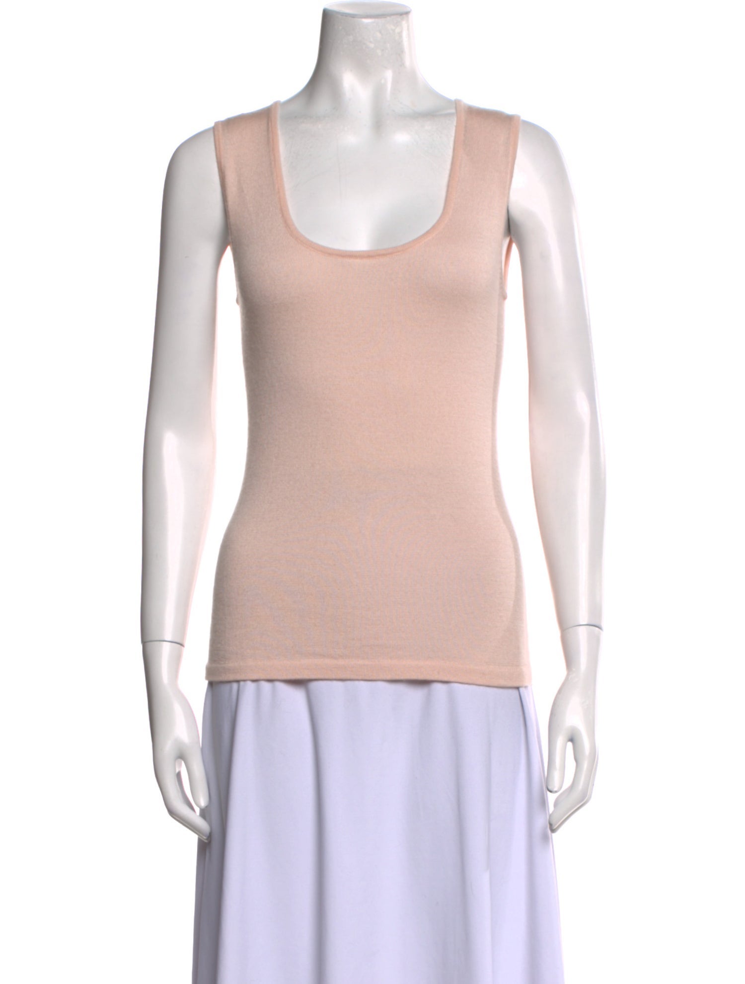 Oscar de la Renta Cashmere Scoop Neck Sweater