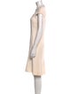 Oscar de la Renta Virgin Wool Knee-Length Dress