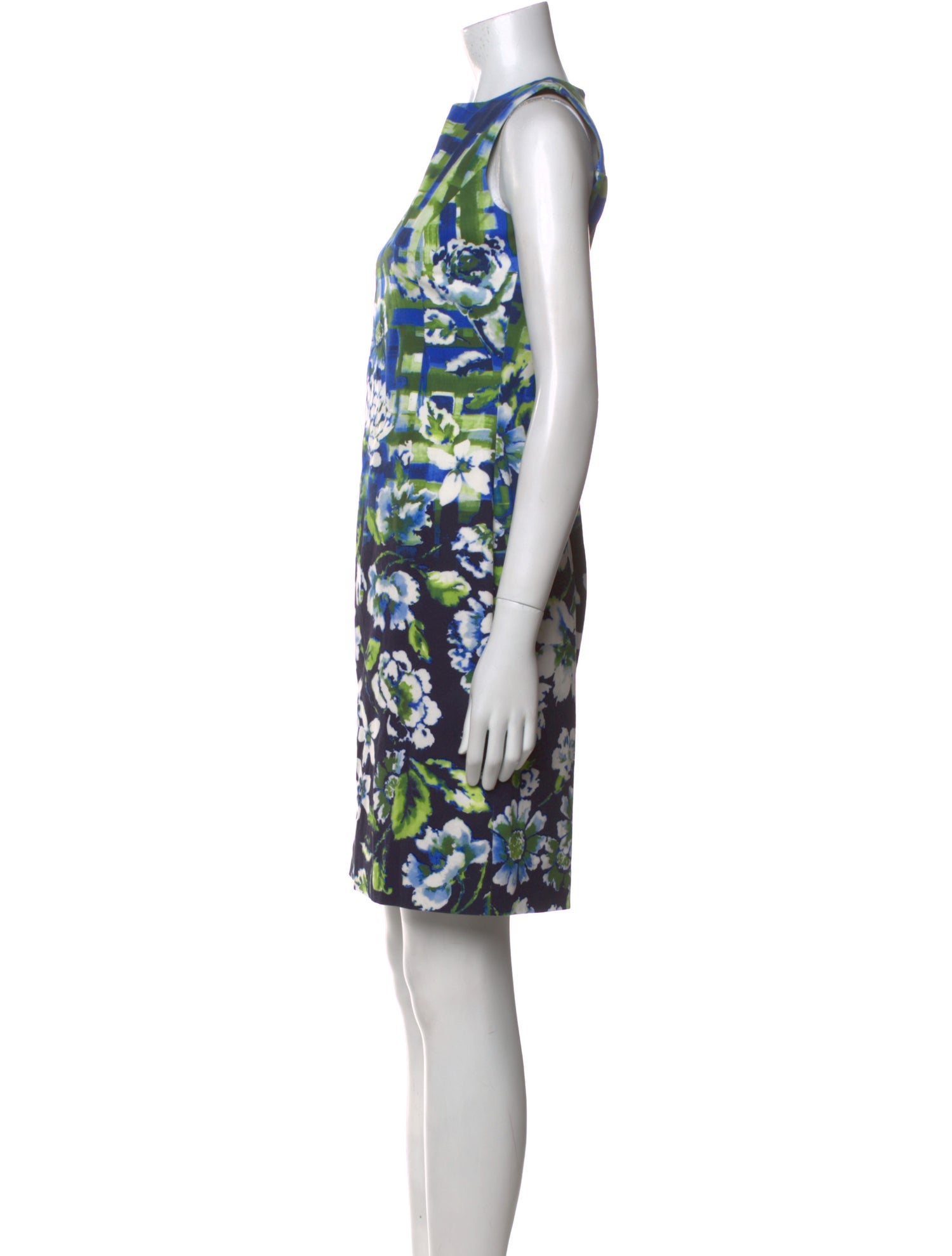 Oscar de la Renta Printed Mini Dress