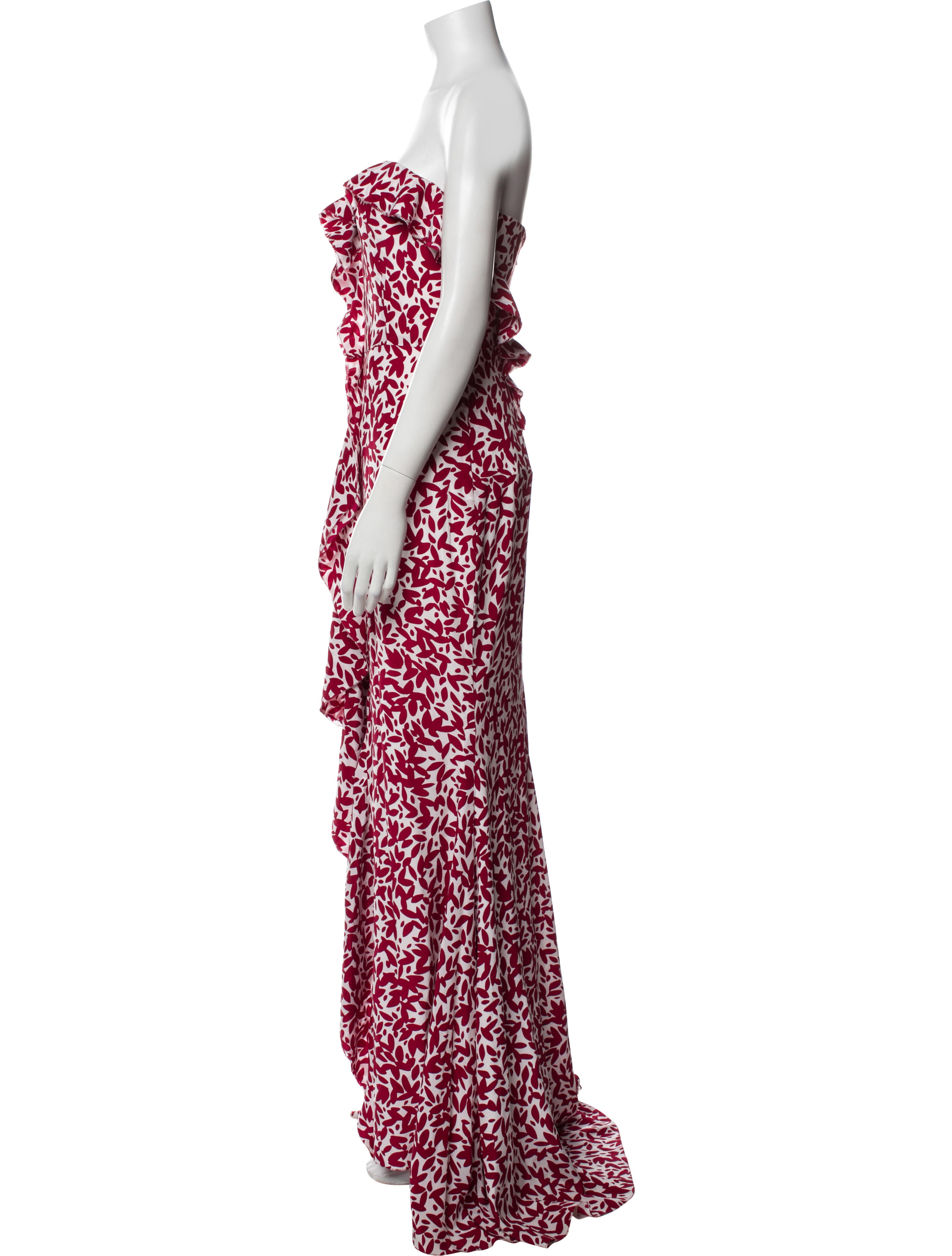 Oscar de la Renta Silk Long Dress