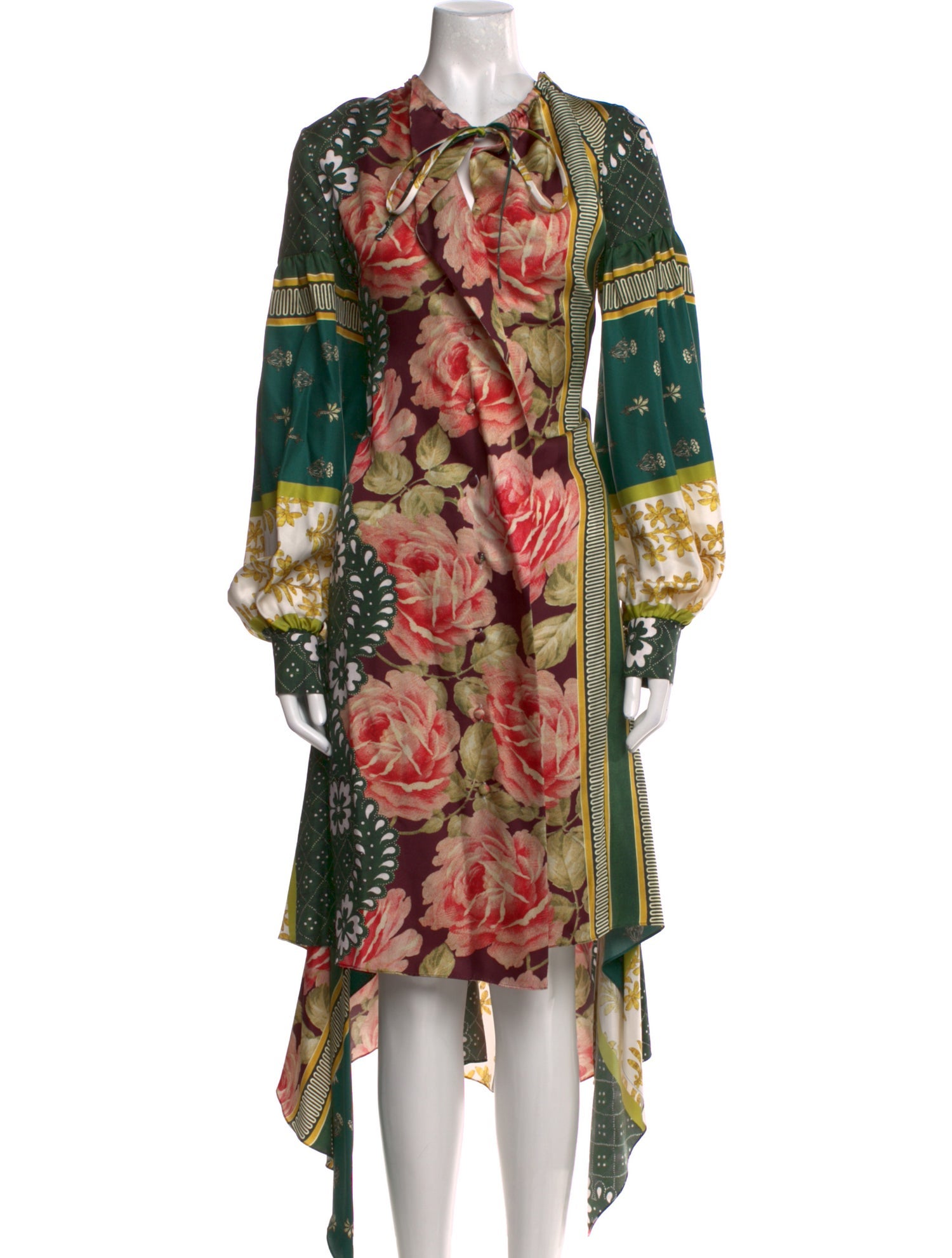 Oscar de la Renta Silk Long Dress