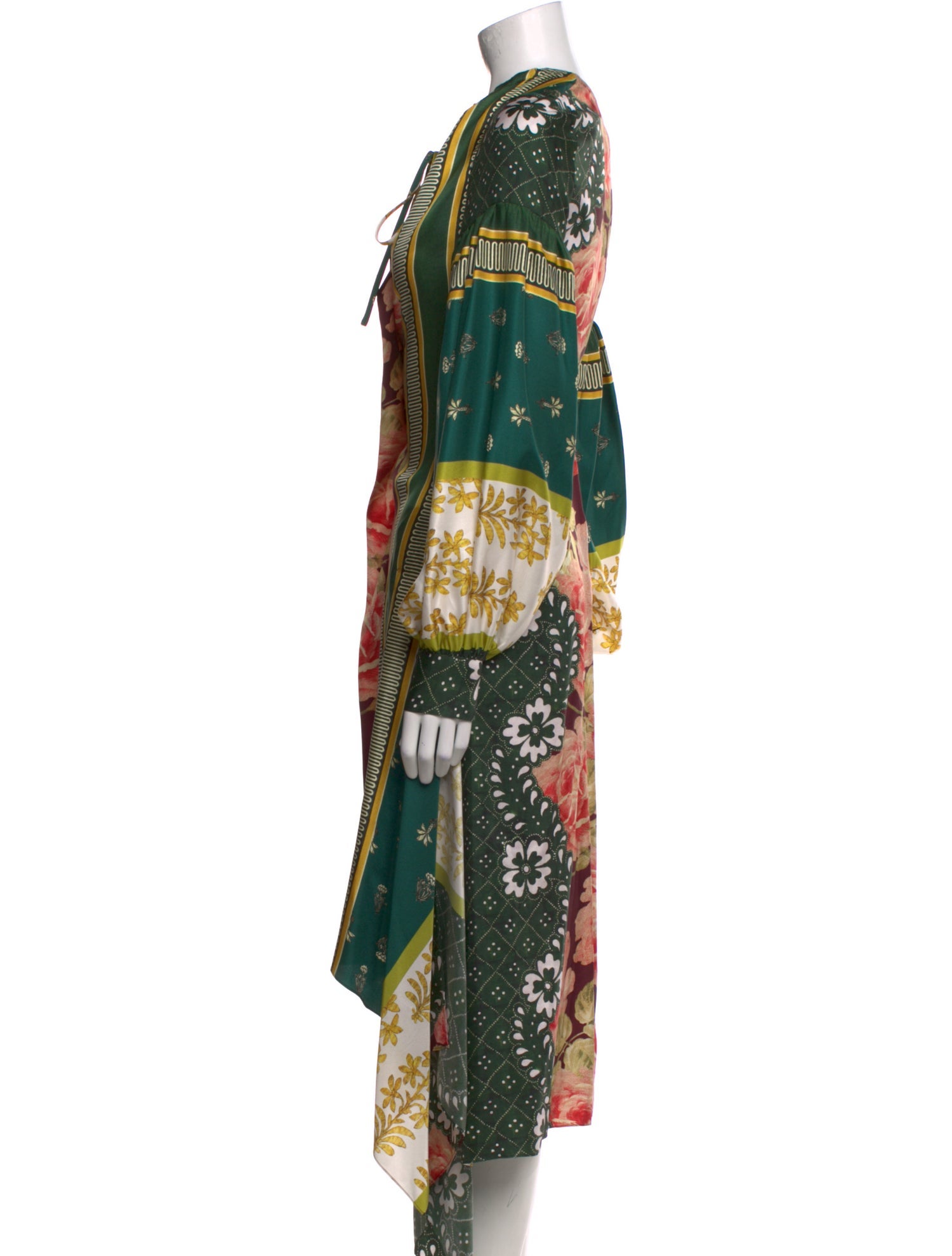 Oscar de la Renta Silk Long Dress