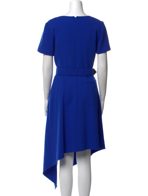 Oscar de la Renta Virgin Wool Midi Length Dress