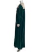 Oscar de la Renta Crew Neck Long Dress