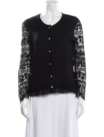 Oscar de la Renta Lace Pattern Crochet Trim Set