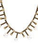 Oscar de la Renta Faux Pearl & Crystal Collar Necklaces