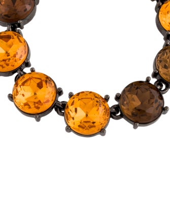 Oscar de la Renta Crystal Link Bracelet