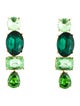 Oscar de la Renta Crystal Drop Earrings