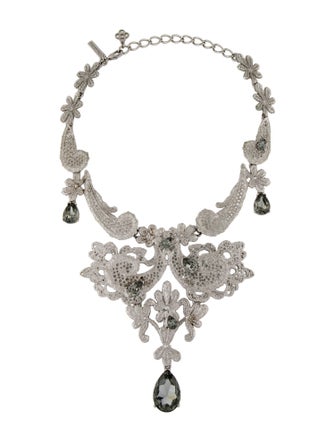 Oscar de la Renta Crystal Collar Necklace
