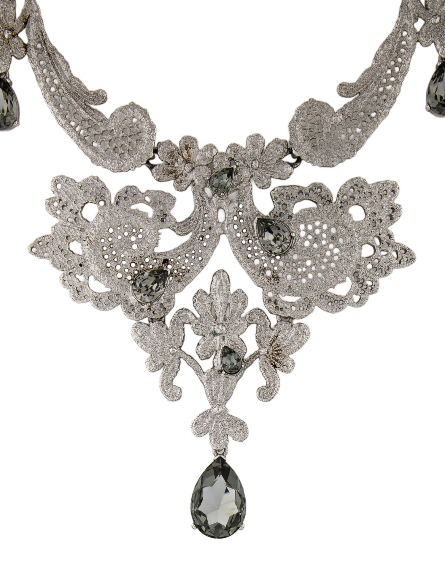 Oscar de la Renta Crystal Collar Necklace