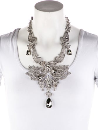 Oscar de la Renta Crystal Collar Necklace