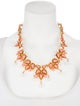 Oscar de la Renta Faux Pearl & Resin Collar Necklace