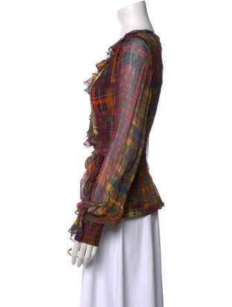 Oscar de la Renta 2011 Silk Blouse