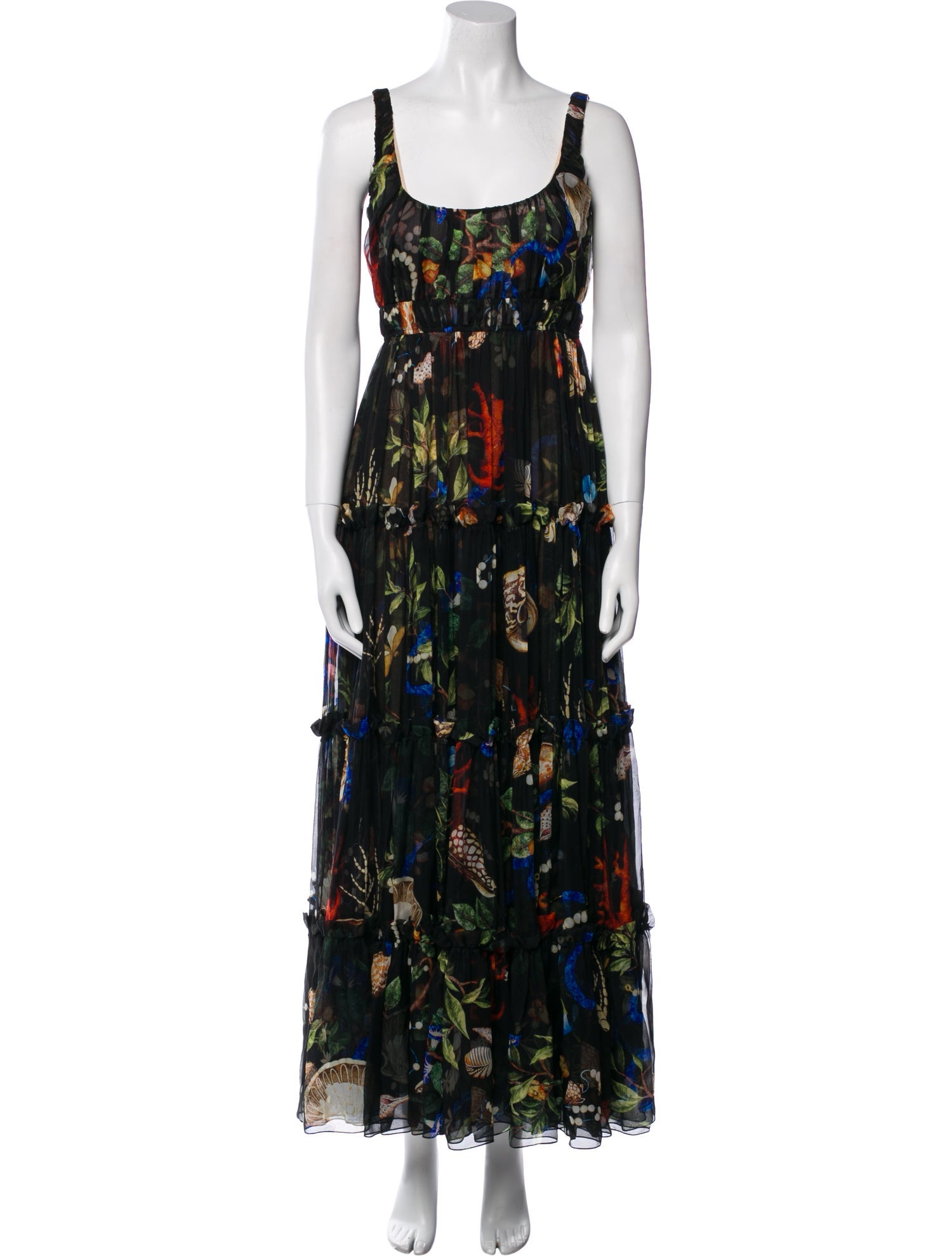 Oscar de la Renta Silk Long Dress w/ Tags