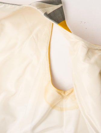 Oscar de la Renta Silk Knee-Length Dress