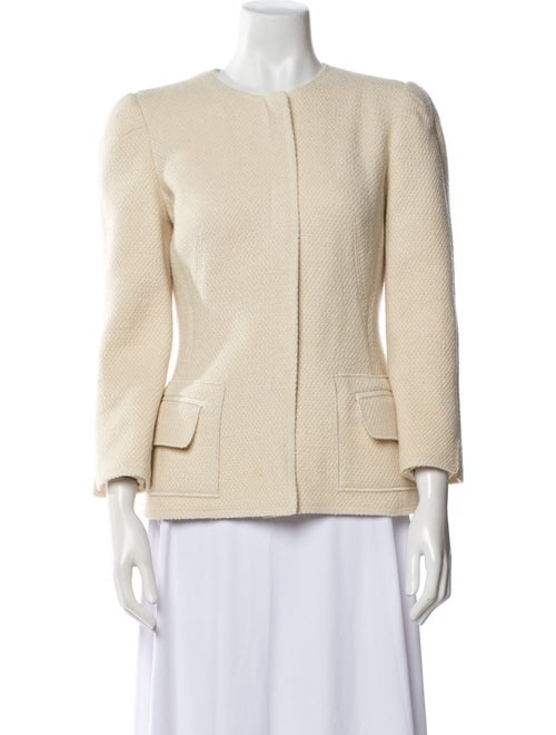 Oscar de la Renta 2015 Merino Wool Evening Jacket
