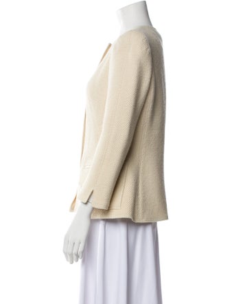 Oscar de la Renta 2015 Merino Wool Evening Jacket