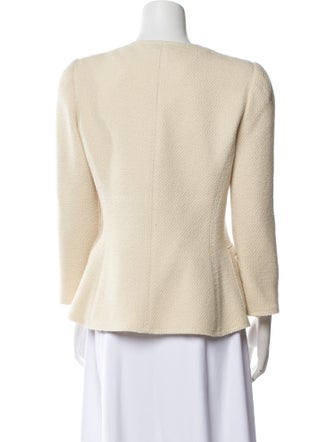 Oscar de la Renta 2015 Merino Wool Evening Jacket