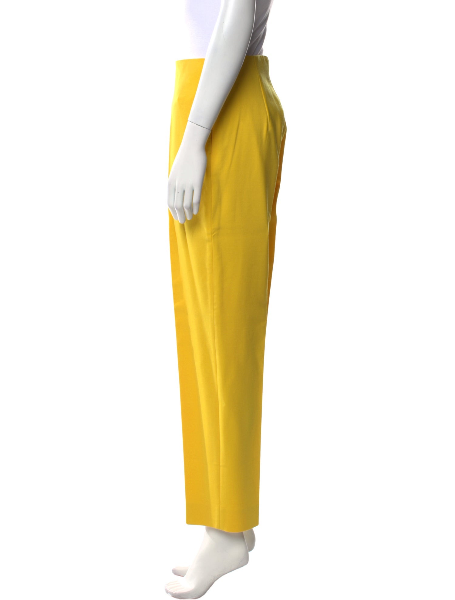 Oscar de la Renta Virgin Wool Straight Leg Pants