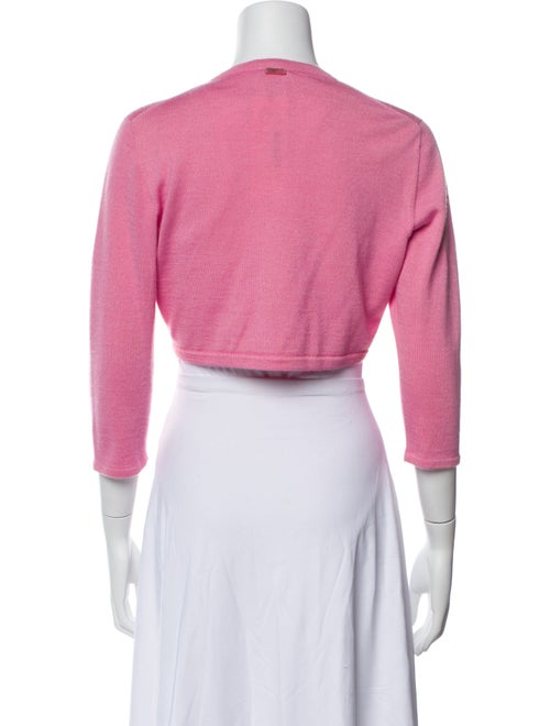 Oscar de la Renta Cashmere Open Front Sweater
