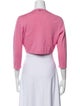 Oscar de la Renta Cashmere Open Front Sweater