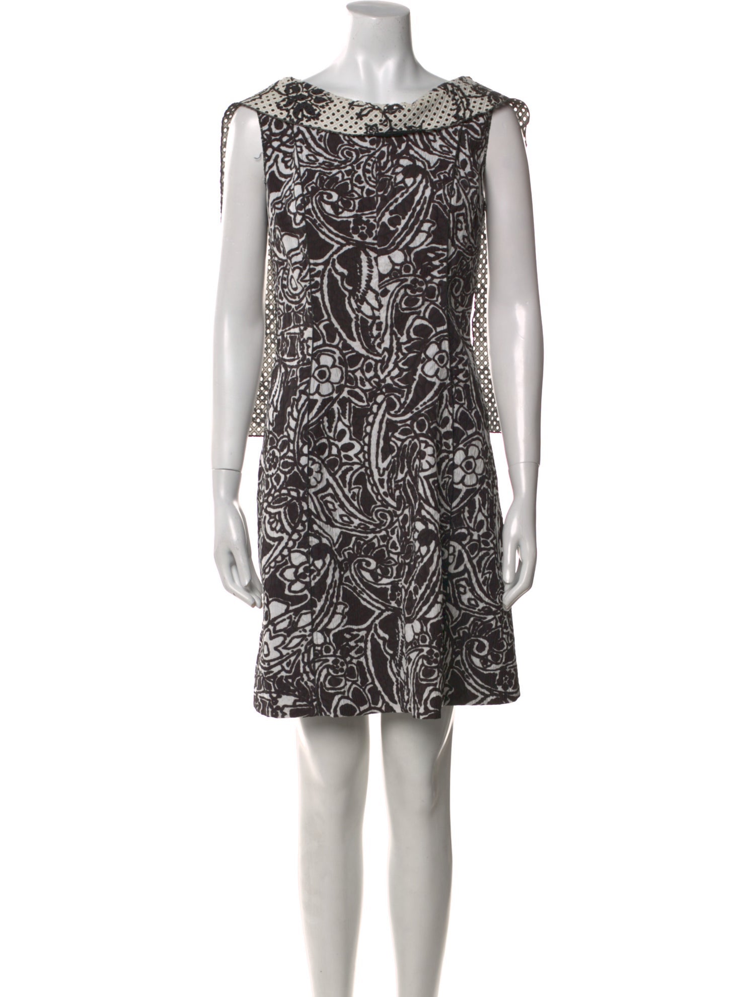 Oscar de la Renta Printed Mini Dress