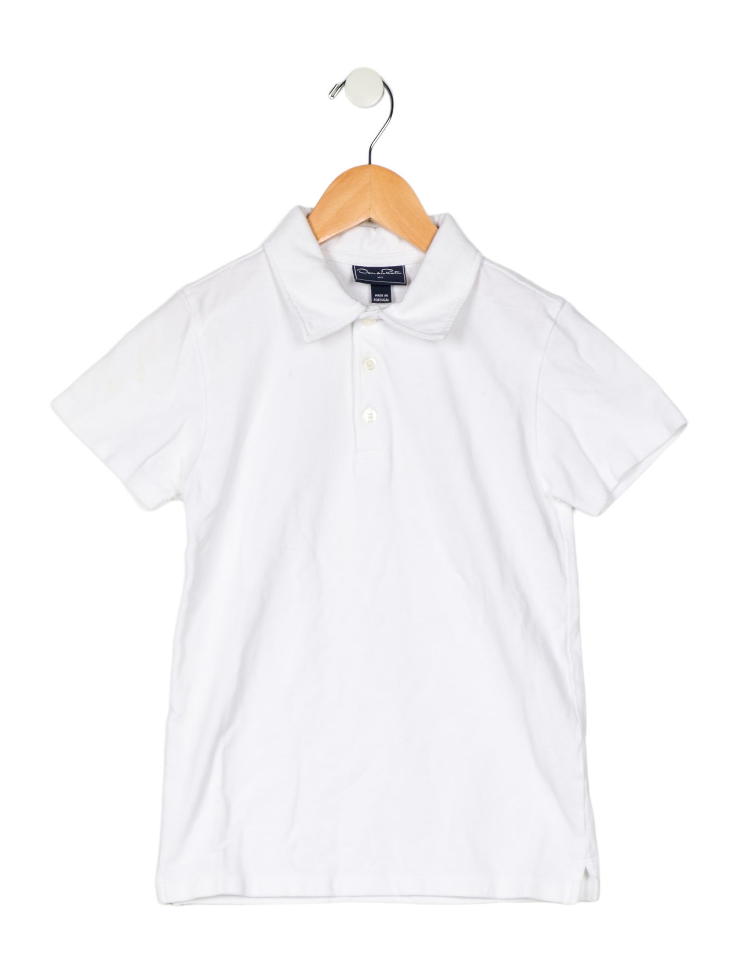 Oscar de la Renta Boys Short Sleeve Polo Shirt