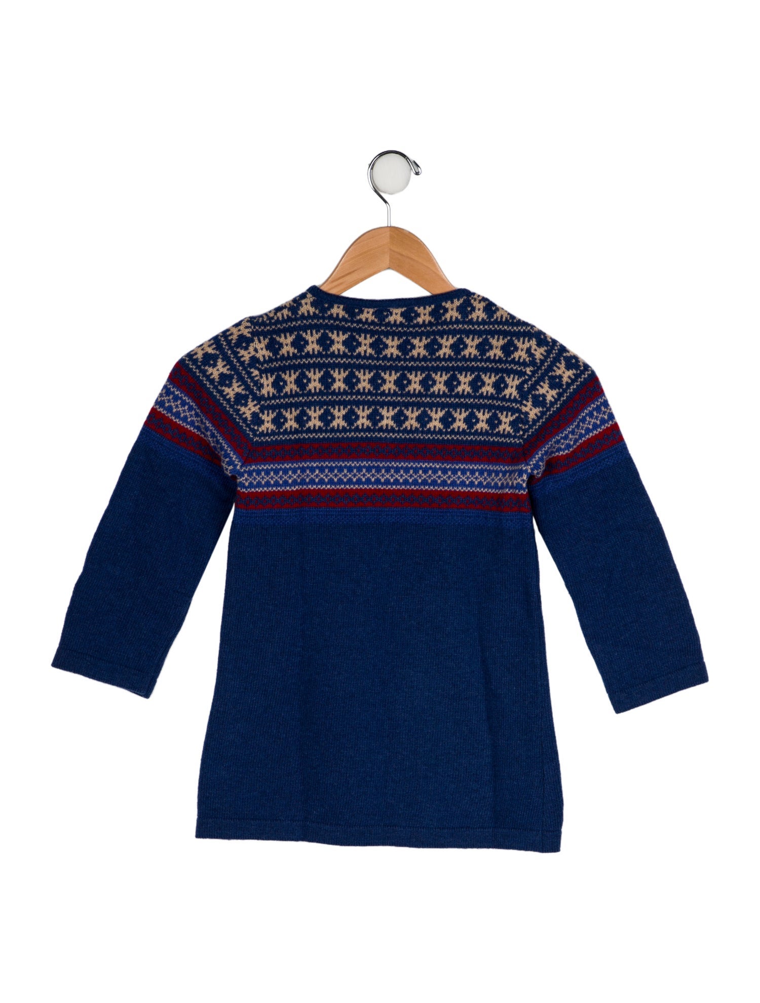 Oscar de la Renta Printed Sweater Dress w/Tags