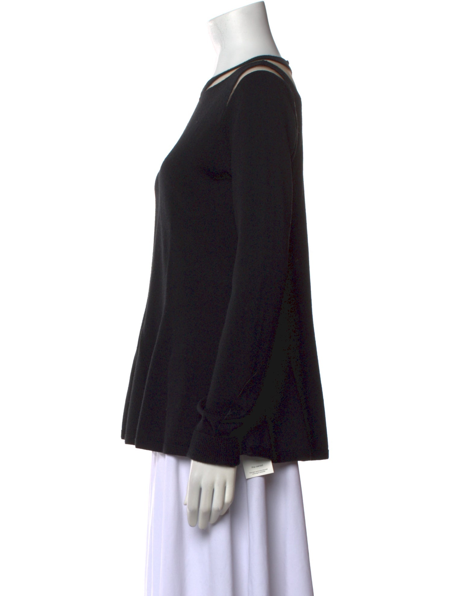 Oscar de la Renta Wool Scoop Neck Sweater