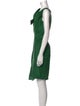 Oscar de la Renta Silk Knee-Length Dress