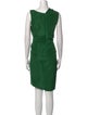 Oscar de la Renta Silk Knee-Length Dress