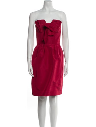 Oscar de la Renta Silk Mini Dress