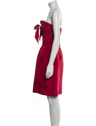 Oscar de la Renta Silk Mini Dress