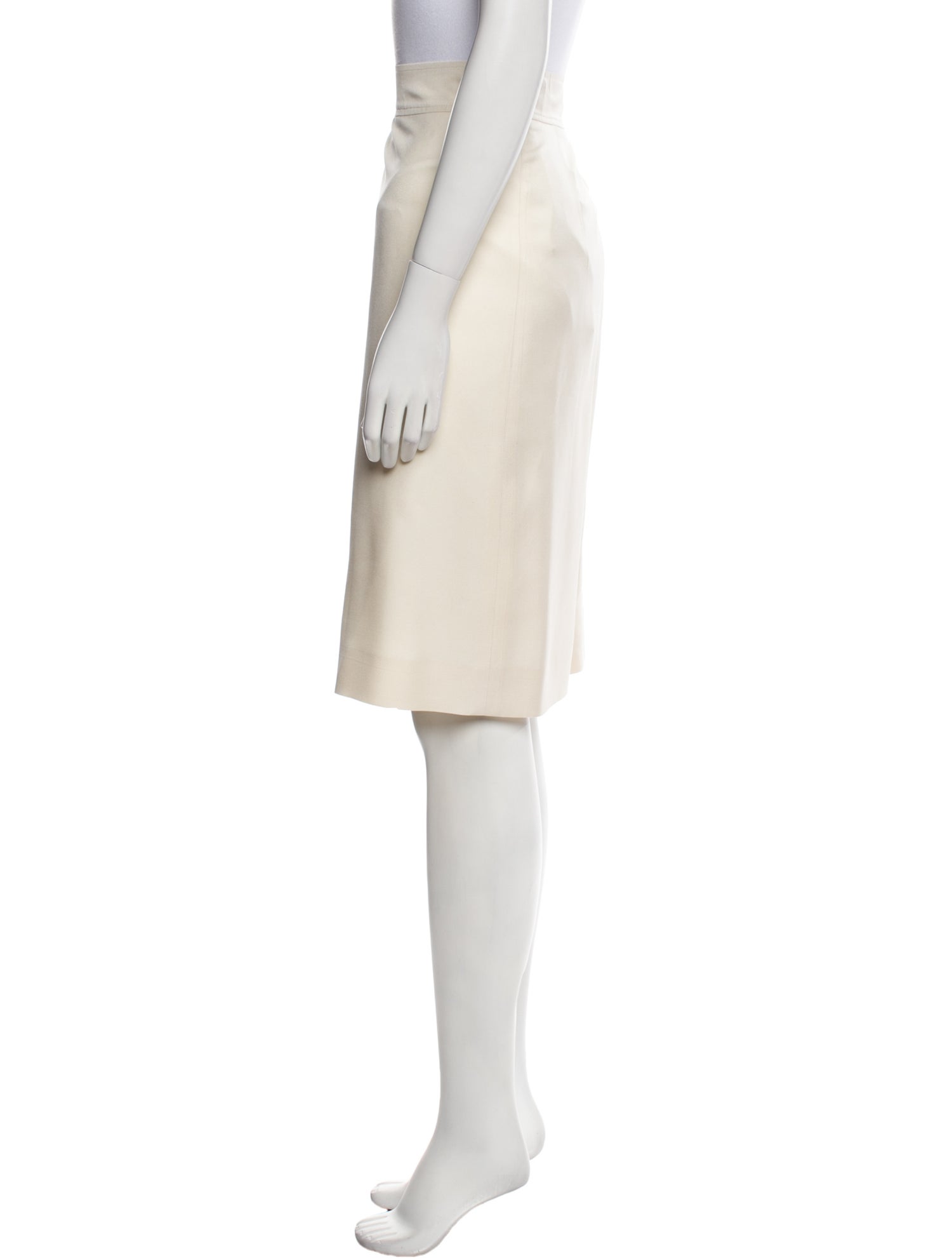 Oscar de la Renta Silk Knee-Length Skirt