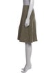 Oscar de la Renta Wool Knee-Length Skirt