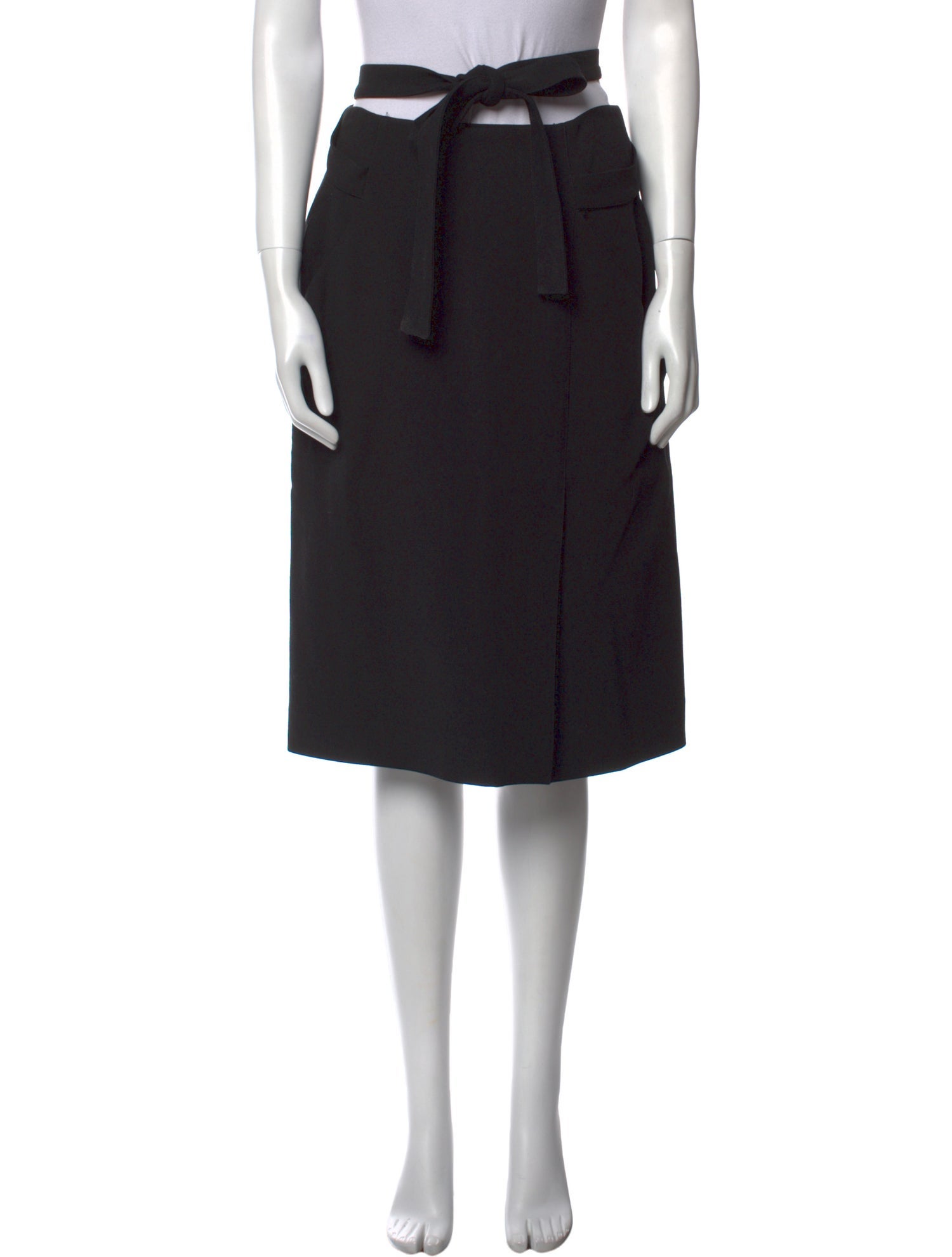 Oscar de la Renta Wool Knee-Length Skirt