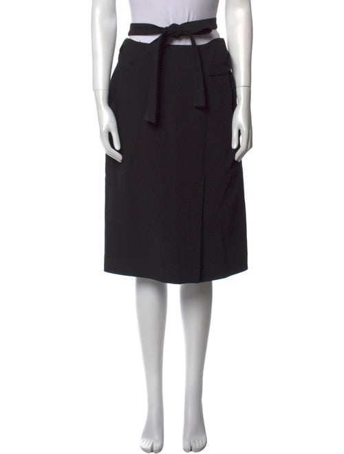 Oscar de la Renta Wool Knee-Length Skirt