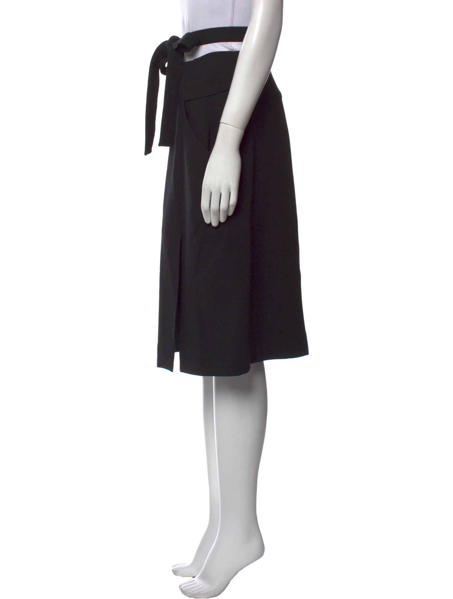 Oscar de la Renta Wool Knee-Length Skirt