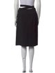 Oscar de la Renta Wool Knee-Length Skirt