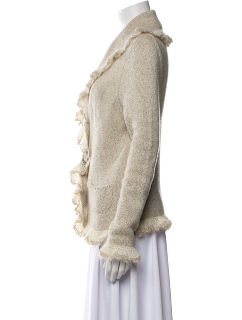 Oscar de la Renta Wool V-Neck Sweater