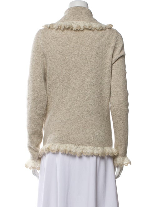 Oscar de la Renta Wool V-Neck Sweater