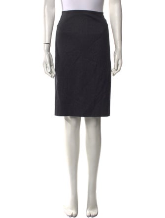 Oscar de la Renta Wool Knee-Length Skirt
