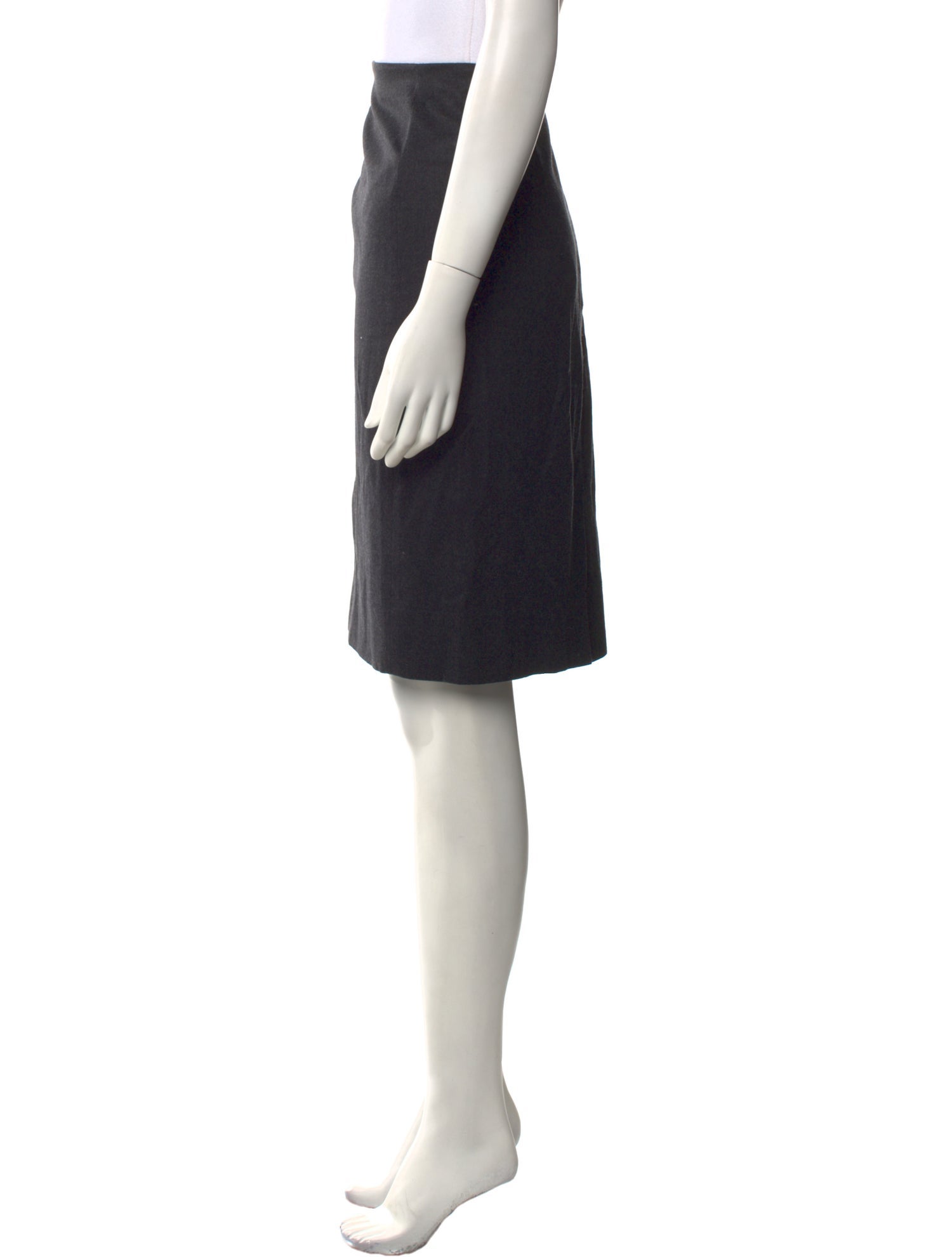 Oscar de la Renta Wool Knee-Length Skirt