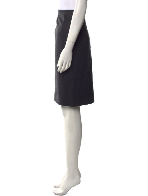 Oscar de la Renta Wool Knee-Length Skirt