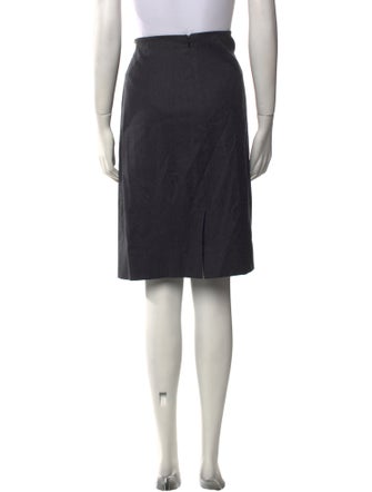 Oscar de la Renta Wool Knee-Length Skirt