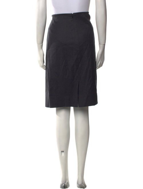 Oscar de la Renta Wool Knee-Length Skirt